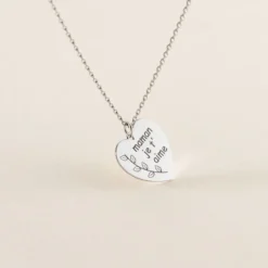 Collier Aemilia Argent Blanc