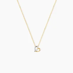 Collier Agnesese Or Bicolore Diamant