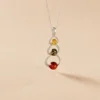 Collier Agneta Argent Blanc Ambre
