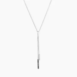 Collier Ainhoaa Or Blanc Diamant