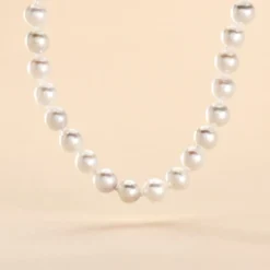 Collier Akoya Or Jaune Perle De Culture D'akoya