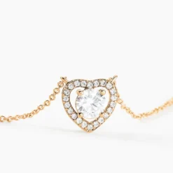 Collier Alais Plaqué Or Jaune Oxyde De Zirconium
