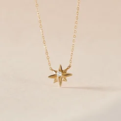 Collier Alastar Or Jaune Oxyde De Zirconium