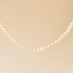 Collier Alceste Or Jaune Perle De Culture