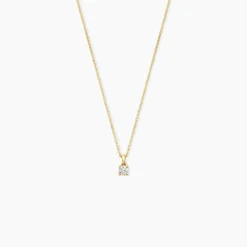Collier Alexandra Or Jaune Diamant