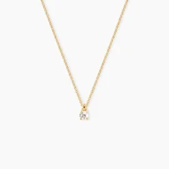 Collier Alexandra Or Jaune Diamant