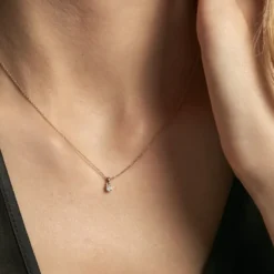 Collier Alexandra Or Jaune Diamant