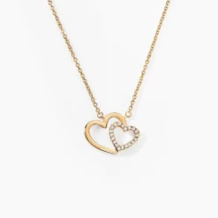 Collier Alexandra Plaqué Or Jaune Oxyde De Zirconium