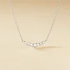 Collier Aliah Argent Blanc Oxyde De Zirconium