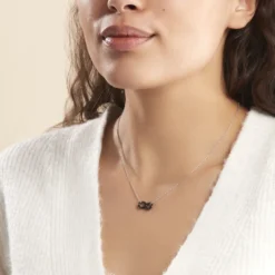 Collier Alicia Argent Blanc Céramique
