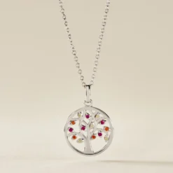 Collier Alive Argent Blanc Oxyde De Zirconium