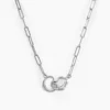 Collier Allyce Argent Blanc