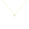 Collier Amaryllis Coeur Or Jaune Nacre
