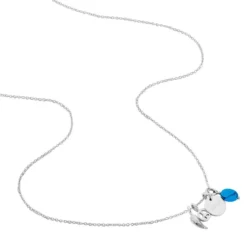 Collier Ammel Argent Blanc