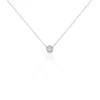 Collier Anaita Argent Blanc Oxyde De Zirconium