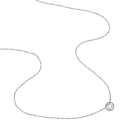 Collier Anaita Argent Blanc Oxyde De Zirconium