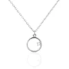 Collier Anas Argent Blanc Oxyde De Zirconium