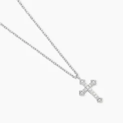 Collier Angel Argent Blanc Oxyde De Zirconium