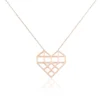 Collier Angeles Acier Rose