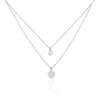 Collier Angeles Argent Blanc Oxyde De Zirconium