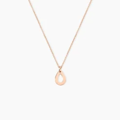 Collier Anh Argent Rose