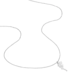 Collier Anita Argent Blanc