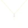 Collier Anju Or Jaune Perle De Culture Et Diamant