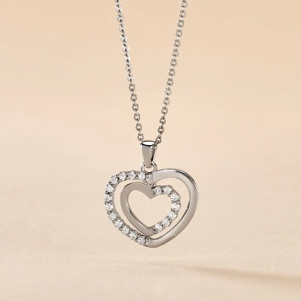 Collier Annabelle Argent Blanc Oxyde De Zirconium