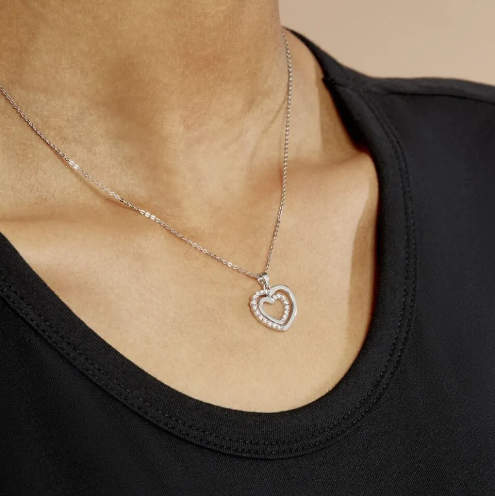 Collier Annabelle Argent Blanc Oxyde De Zirconium