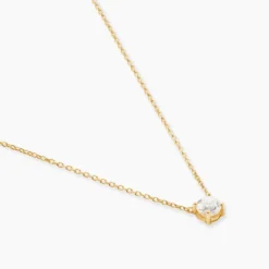 Collier Aphrodite Ld Or Jaune Diamant Synthétique
