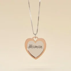 Collier Argent Bicolore Jiya