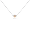 Collier Argent Bicolore Pelage