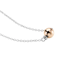 Collier Argent Bicolore Pelage