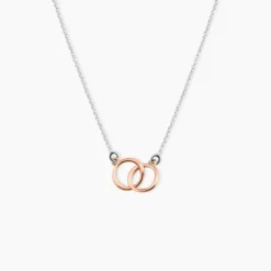 Collier Argent Bicolore Virgino