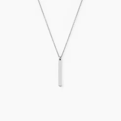 Collier Argent Blanc Fedor