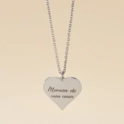Collier Argent Blanc Francino