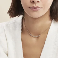 Collier Argent Blanc Hippolyta
