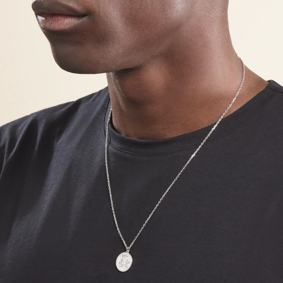 Collier Argent Blanc Lew