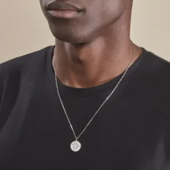 Collier Argent Blanc Lew