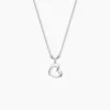 Collier Argent Blanc Ossia