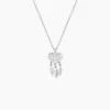 Collier Argent Blanc Sisile