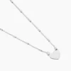 Collier Argent Blanc Taneka