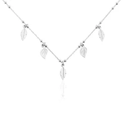 Collier Argent Blanc Ursy