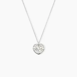 Collier Argent Blanc Vitto Nacre