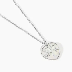 Collier Argent Blanc Vitto Nacre