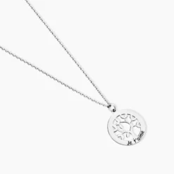 Collier Argent Blanc Vroon