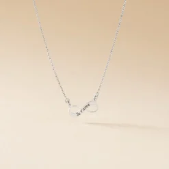 Collier Argent Blanc Wandis