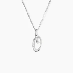 Collier Argent Fifi Oxydes De Zirconium