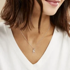 Collier Argent Fifi Oxydes De Zirconium