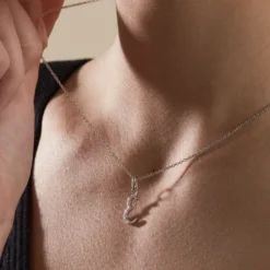 Collier Argent Fifi Oxydes De Zirconium